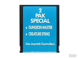 Atari 2600 2 PAK Special Blue HES Game Cartridge PAL