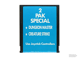 Atari 2600 2 PAK Special Blue HES Game Cartridge PAL Atari 2600 2 PAK Special Blue HES Game Cartridge PAL