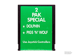 Atari 2600 2 Pak Special Green HES Australian Only Game Cartridge PAL Atari 2600 2 Pak Special Green HES Australian Only Game Cartridge PAL