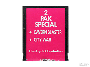 Atari 2600 2 Pak Special Pink HES Game Cartridge PAL