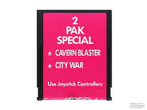 Atari 2600 2 Pak Special Pink HES Game Cartridge PAL Atari 2600 2 Pak Special Pink HES Game Cartridge PAL