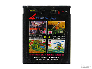 Atari 2600 4 Game in One by Bit Corp Game Cartridge PAL