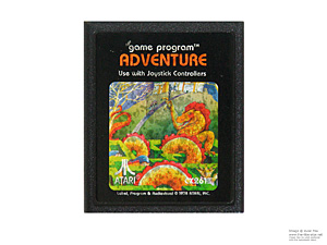 Atari 2600 Adventure Game Cartridge PAL