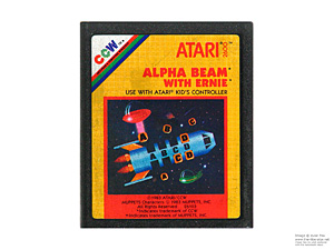 Atari 2600 Alpha Beam with Ernie Game Cartridge PAL Atari 2600 Alpha Beam with Ernie Game Cartridge PAL