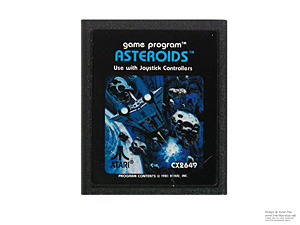 Atari 2600 Asteroids Game Cartridge PAL