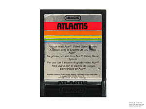 Atari 2600 Atlantis Imagic Game Cartridge PAL