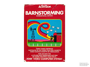 Box for Atari 2600 Barnstorming Multilingual International Edition PAL Box for Atari 2600 Barnstorming