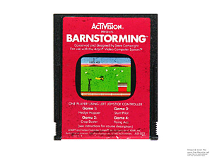 Atari 2600 Barnstorming Game Cartridge NTSC