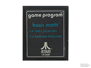 Atari 2600 Basic Math Game Cartridge NTSC
