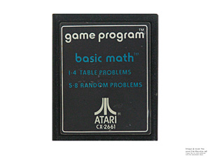 Atari 2600 Basic Math Game Cartridge NTSC Atari 2600 Basic Math Game Cartridge NTSC