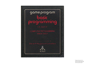 Atari 2600 Basic Programming Game Cartridge PAL