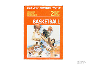 Box for Atari 2600 Basketball Text Label