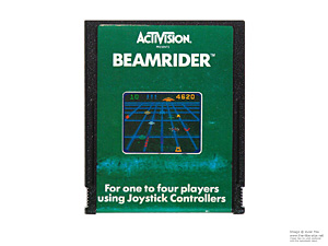 Atari 2600 Beamrider HES Game Cartridge PAL