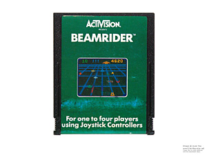 Atari 2600 Beamrider HES Game Cartridge PAL