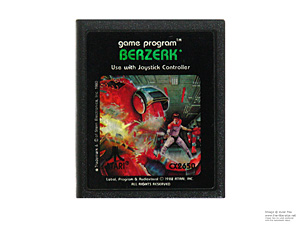 Atari 2600 Berzerk Game Cartridge PAL