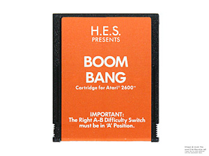 Atari 2600 Boom Bang HES Game Cartridge PAL