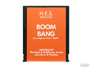 Atari 2600 Boom Bang HES Game Cartridge PAL Atari 2600 Boom Bang HES Game Cartridge PAL