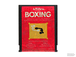 Atari 2600 Boxing Yellow Ring Game Cartridge NTSC