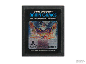Atari 2600 Brain Games Game Cartridge PAL Atari 2600 Brain Games Game Cartridge PAL