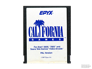 Atari 2600 California Games HES Game Cartridge PAL