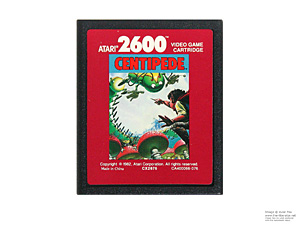 Atari 2600 Centipede Red Label Game Cartridge PAL