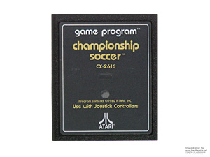 Atari 2600 Championship Soccer Text Label Game Cartridge NTSC Atari 2600 Championship Soccer Text Label Game Cartridge NTSC