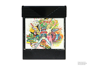 Atari 2600 Cowboy Funvision Bootleg Game Cartridge PAL