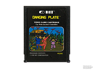 Atari 2600 Dancing Plate Bit Corp Game Cartridge PAL Atari 2600 Dancing Plate Bit Corp Game Cartridge PAL