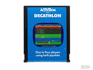 Atari 2600 Decathlon HES Game Cartridge PAL