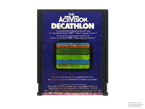 Atari 2600 Decathlon Interntaional Edition Game Cartridge PAL Atari 2600 Decathlon Game Cartridge PAL