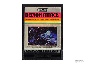 Atari 2600 Demon Attack NTSC Picture Label Game Cartridge