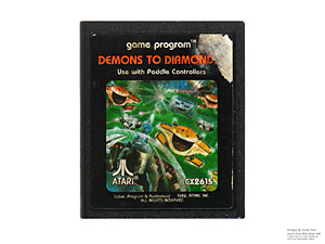 Atari 2600 Demons to Diamonds Game Cartridge PAL