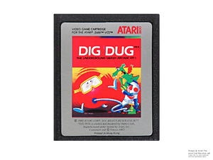 Atari 2600 Dig Dug Game Cartridge PAL