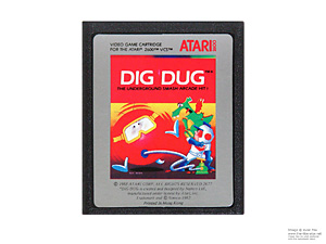 Atari 2600 Dig Dug Game Cartridge PAL Atari 2600 Dig Dug Game Cartridge PAL