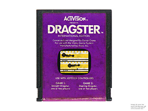 Atari 2600 Dragster Game Cartridge PAL
