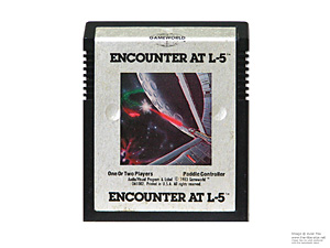 Atari 2600 Encounter at l-5 Game Cartridge NTSC