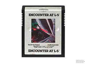 Atari 2600 Encounter at l-5 Game Cartridge NTSC Atari 2600 Encounter at l-5 Game Cartridge NTSC
