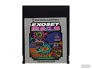 Atari 2600 Exoset Missile by John Sands Electronics Game Cartridge PAL