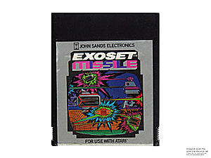 Atari 2600 Exoset Missile by John Sands Electronics Game Cartridge PAL Atari 2600 Exoset Missile by John Sands Electronics Game Cartridge PAL