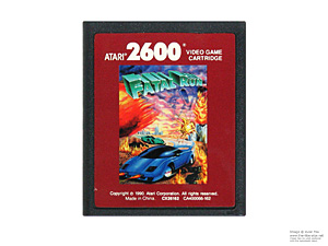 Atari 2600 Fatal Run Red Label Game Cartridge PAL