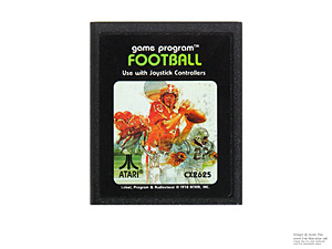 Atari 2600 Football Game Cartridge NTSC