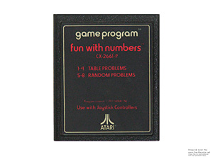 Atari 2600 Fun with Numbers Game Cartridge PAL Atari 2600 Fun with Numbers Game Cartridge PAL
