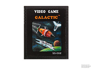 Atari 2600 Galactic Rainbow Vision Game Cartridge PAL
