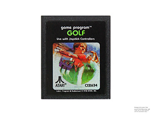 Atari 2600  Golf Game Cartridge PAL