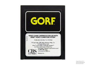 Atari 2600 Gorf CBS Game Cartridge PAL Atari 2600 Gorf CBS Game Cartridge PAL