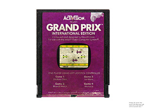 Atari 2600 Grand Prix International Edition Game Cartridge PAL