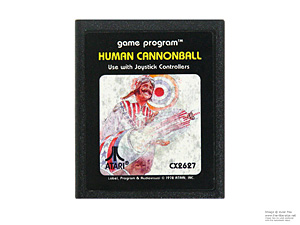 Atari 2600 Human Cannonball Game Cartridge PAL