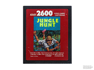 Atari 2600 Jungle Hunt Red Label Game Cartridge PAL