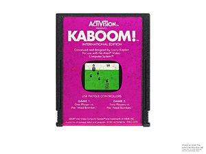 Atari 2600 Kaboom Game Cartridge PAL