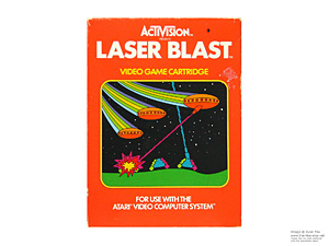 Box for Atari 2600 Laser Blast International Edition